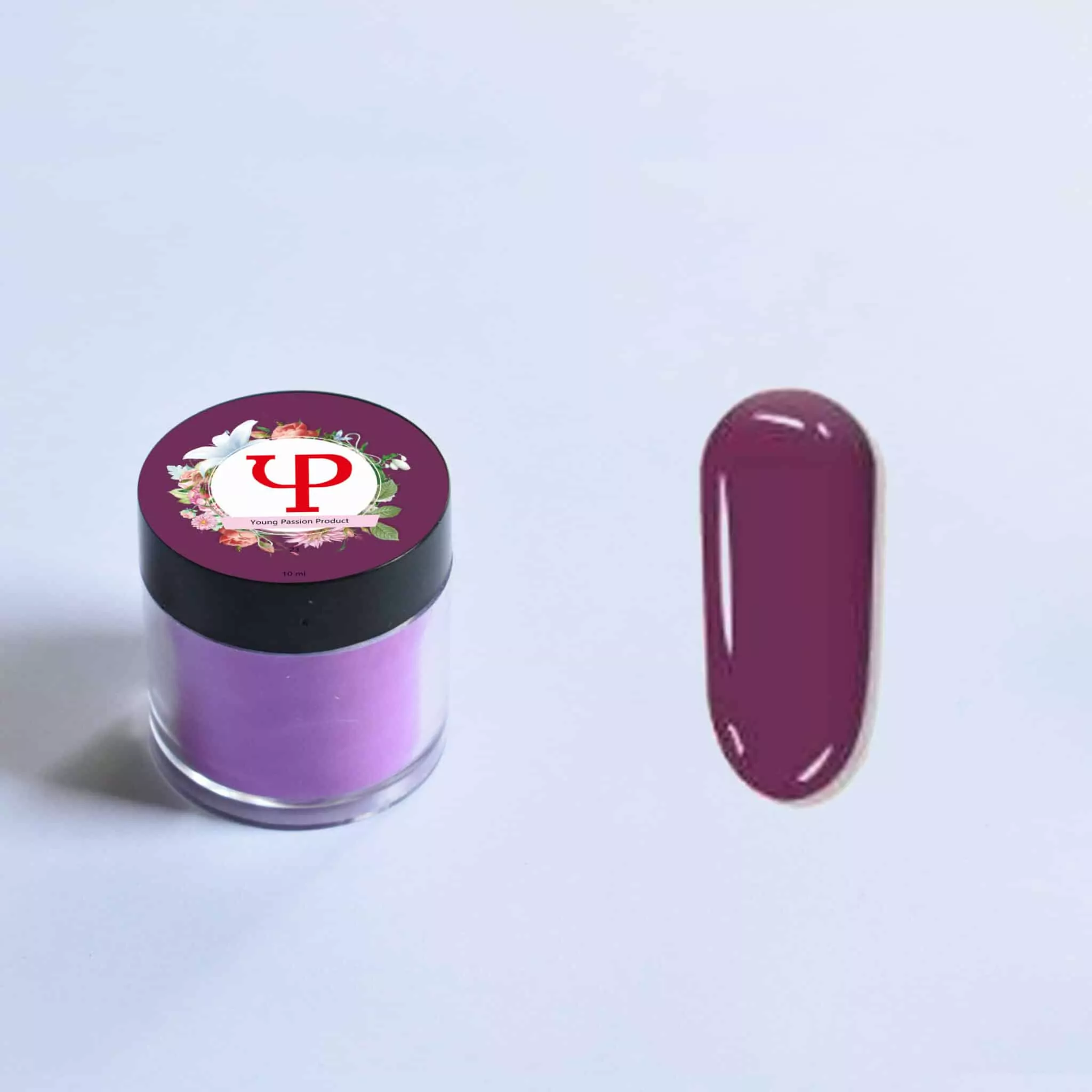 Young Passion Nails 2 in 1 Professional Acrylic Powder 10g - 23 Grape
