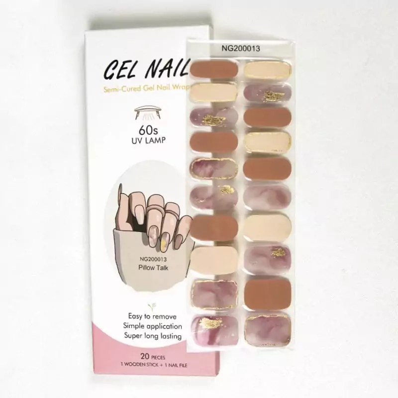 Semi Cured Gel Nail Strips 013