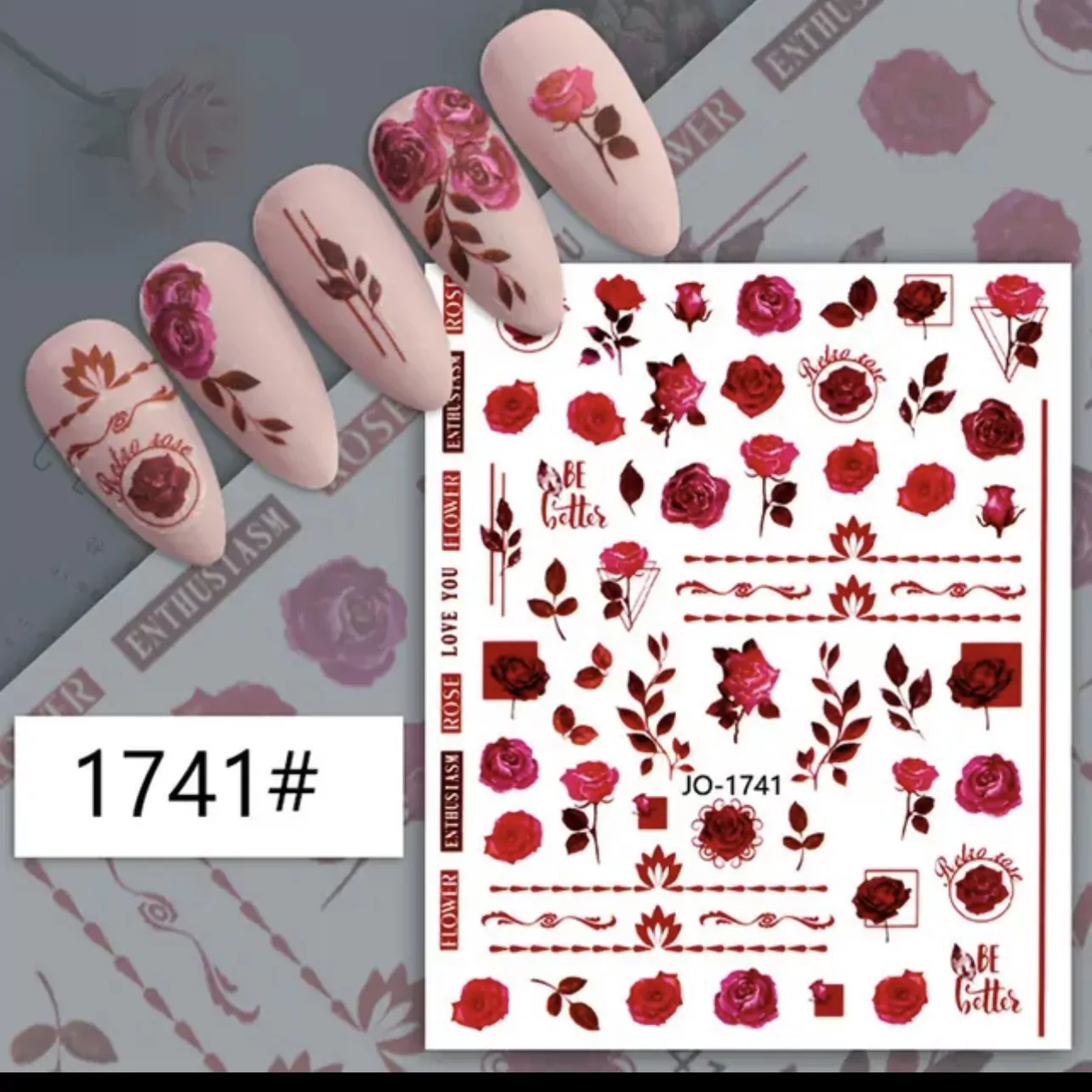 Nail Art Sticker-1741