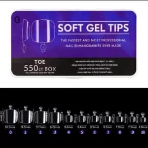 Soft Gel Tips Toe (G)