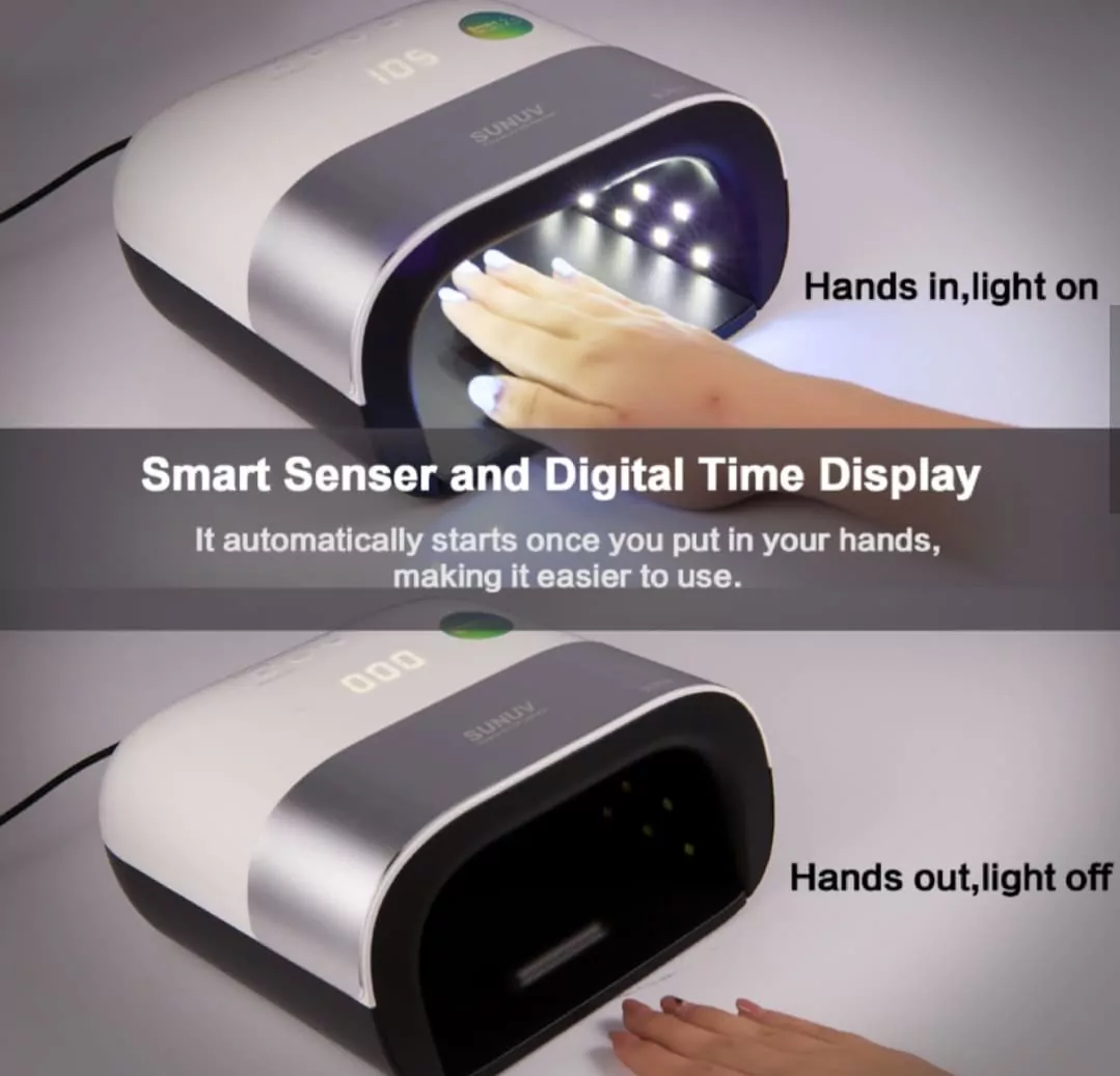 SUN 3 UV LED nail lamp 48W UV LED Lamp Nail with Smart Timer - Image 3